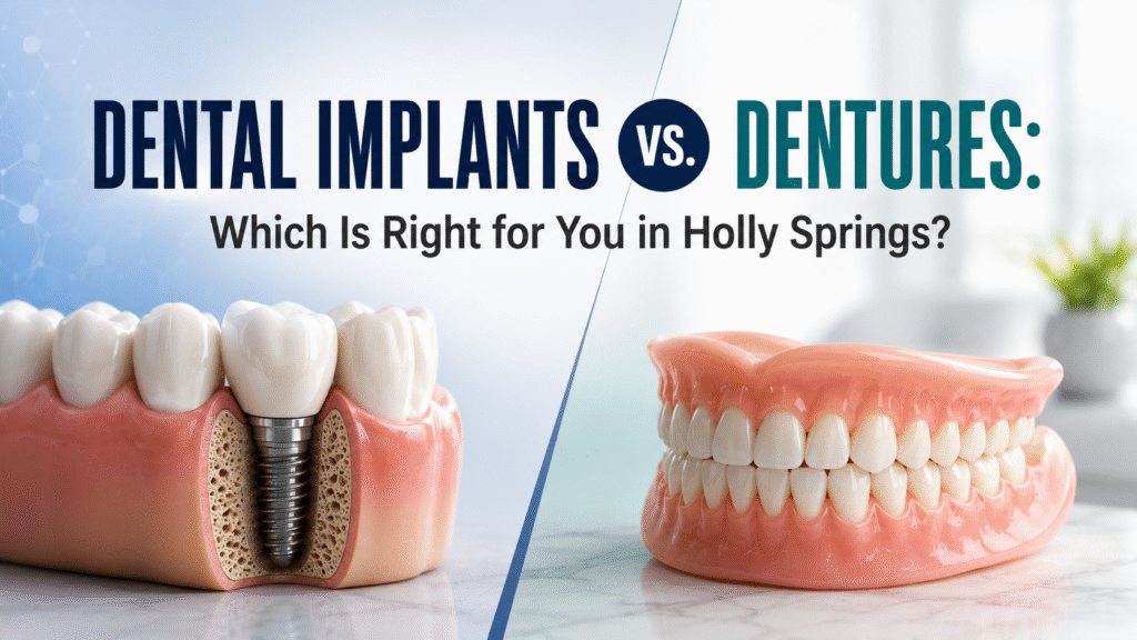 Dental Implants vs. Dentures